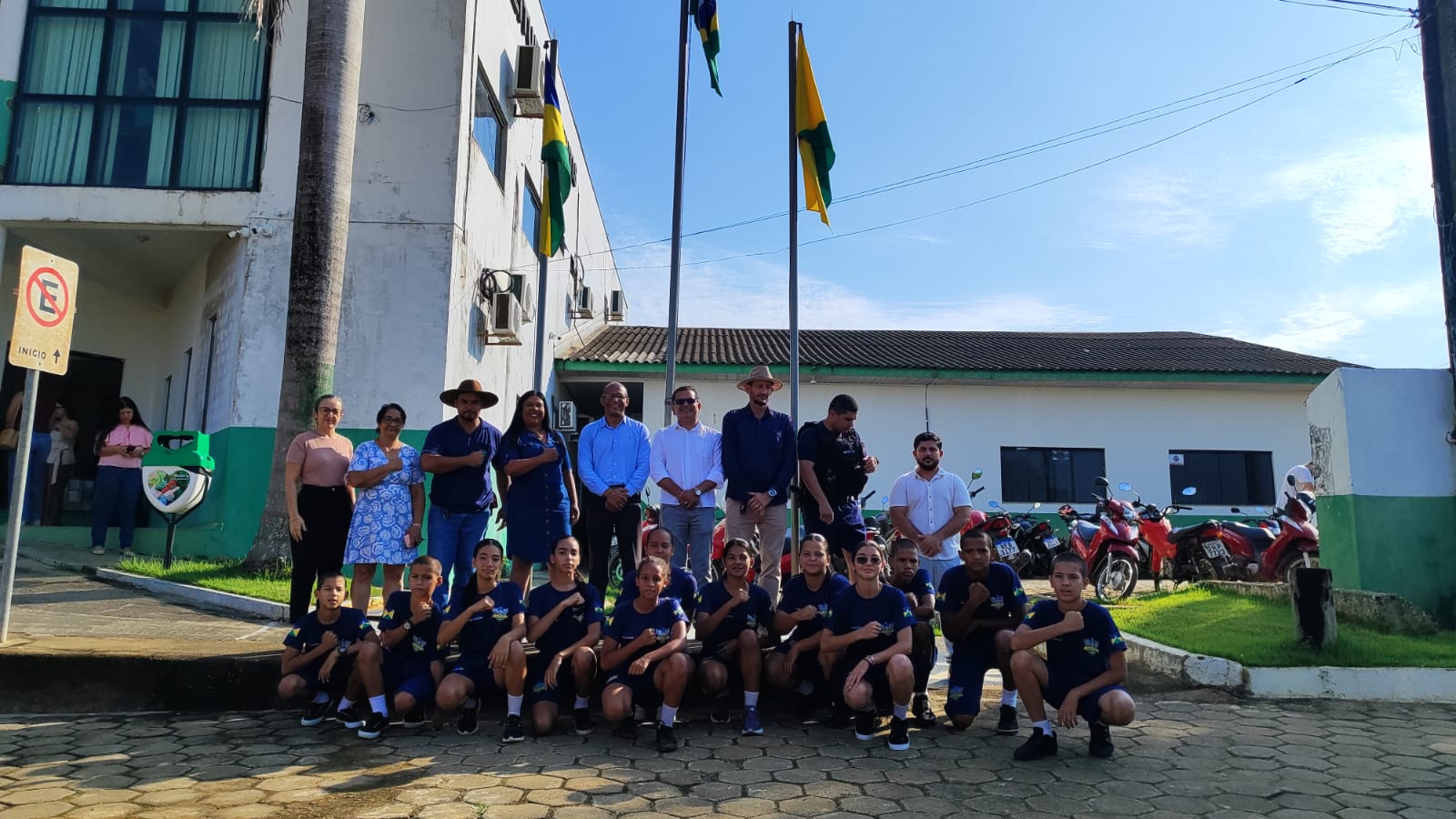 Ato cívico na Prefeitura de Buritis marca celebração da Independência do Brasil